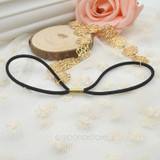 2017 New Fashion Women Hollow Out Rose Flower Elastic Hairbands Hair Band Headbands Women Hair Accessories