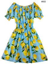 2017 new Fashion Women cherry Maxi Long Casual Summer Autumn Beach Party cotton Dress WC0584-7