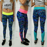 2017 new fashion women 3 colors  pants casual printed  pants slim Trousers stretch Skinny Leggings