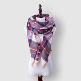 2017 New Fashion Winter Scarf For Women Scarves Warm Shawls Luxury Brand Wrap Plaid Blanket Scarf Wool Cashmere Foulard Long