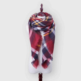 2017 New Fashion Winter Scarf For Women Scarves Warm Shawls Luxury Brand Wrap Plaid Blanket Scarf Wool Cashmere Foulard Long