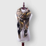 2017 New Fashion Winter Scarf For Women Scarves Warm Shawls Luxury Brand Wrap Plaid Blanket Scarf Wool Cashmere Foulard Long