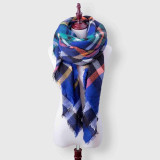 2017 New Fashion Winter Scarf For Women Scarves Warm Shawls Luxury Brand Wrap Plaid Blanket Scarf Wool Cashmere Foulard Long
