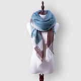 2017 New Fashion Winter Scarf For Women Scarves Warm Shawls Luxury Brand Wrap Plaid Blanket Scarf Wool Cashmere Foulard Long