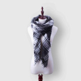 2017 New Fashion Winter Scarf For Women Scarves Warm Shawls Luxury Brand Wrap Plaid Blanket Scarf Wool Cashmere Foulard Long
