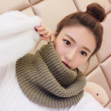 2017 New fashion Winter knitted Scarves Wool  knitted Scarf women Fashion Pure neck Woolen Scarf Autumn Winter Scarf
