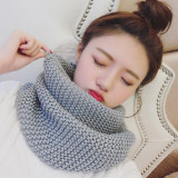 2017 New fashion Winter knitted Scarves Wool  knitted Scarf women Fashion Pure neck Woolen Scarf Autumn Winter Scarf