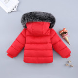 2017 New Fashion Winter Boys Girls Warm Coat Thicken Children Cotton-Padded Europe Style Overcoat Baby Kids Clothes Down Jackets