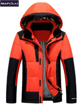 2017 New Fashion Waterproof Windproof Breathable Warm Duck Down Jacket Men's Casual Fashion Jackets For Men Down Coat Outerwear