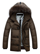 2017 New Fashion Warm Winter DOWN Jacket Men Mid-length Hooded Parkas Hombre Plus Size Campera Hombre Invierno Thick Overwear
