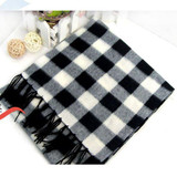 2017 New Fashion Warm Winter Fleece Womens Plaid Wrap Scarf Shawl Wool Blend Scarves Lady Scarf