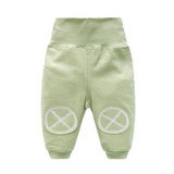Autumn 2018 Children Cotton Pants Boys And Girls High Waist Trousers Long Baby Boy Pants Baby Newborn Pants