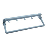 Automatic Folding Sundries Organizer Shelf with Hook Cupboard Towel Storage Rack Cabinet Door Hanger for Kitchen