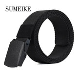 Automatic Buckle Nylon Belt Male Army Tactical Belt Mens Military Waist Canvas Belts Cummerbunds High Quality Strap