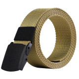 Automatic Buckle Nylon Belt Male Army Tactical Belt Mens Military Waist Canvas Belts Cummerbunds High Quality Strap