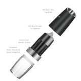 Automatic Electric Pepper Grinder LED Light Salt Pepper Grinding BottleFree Kitchen Seasoning Grind Tool Automatic Mills 2018