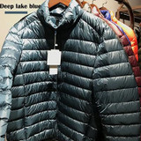 Aolamegs Winter Down Jacket Men 90 White Duck Down Coat Solid Color Ultralight Down Jackets Male Windproof Warm Parka Plus Size
