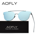 AOFLY Metal Sunglasses Women Brand Designer Vintage Sun Glasses Female Fashion Women Luxury Decoration Classic Eyewear UV400
