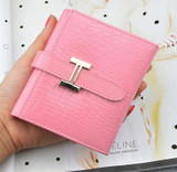 AOEO wallet female genuine leather slim purse for women long and short Ladies handy purses and handbag womens wallets and purses
