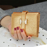 AOEO wallet female genuine leather slim purse for women long and short Ladies handy purses and handbag womens wallets and purses