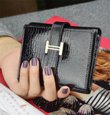 AOEO wallet female genuine leather slim purse for women long and short Ladies handy purses and handbag womens wallets and purses