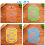Antibacterial Classification Skidproof Chopping Board Cutting Board Non-slip plastic fruit skid rubbing Cutting Board panel 2017
