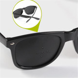 Anti-myopia Pinhole Glasses Pin hole Sunglasses Men Women Eyesight Improve Natural Healing vision Care Eyeglasses