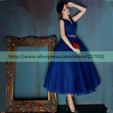 ANTI Royal Blue 2016 Elegant Cocktail Dresses Sashes Vestidos De Coctel Evening Party Short Gowns For Graduation Sweet 16 Years