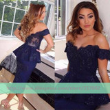 ANTI Navy Blue Elegant Cocktail Dresses Appliques Robe De Vestidos De Coctel Evening Party Gowns For Graduation Sweet 16 Years