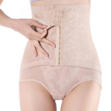 High Waist Women Slimming Underwear Abdomen Waist Cincher Hip Body Corset Control Pants Shaper Brief Underwear L4