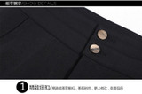 High Waist Women Pants  2017 Fashion Office Work Pants Plus Size Wide Ladies Formal Black Trousers Female S-4XL