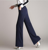 High Waist Women Pants  2017 Fashion Office Work Pants Plus Size Wide Ladies Formal Black Trousers Female S-4XL