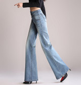 High waist wide leg jeans women pants loose jeans plu size full length trousers