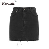 High Waist Skirts Womens Summer Fashion Pockets Button Denim Skirt Female Saias New Easy Matched mini Casual Jeans Skirt