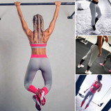 High Waist Leggings Skinny Casual Grey Pants Fashion Women Ladies Workout Leggings Fitness