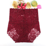 High Waist Lace Underwear Women Briefs Sexy Transparent Underwear Plus Size Thong Ladies Panties Seamless Briefs for Women