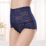 High Waist Lace Underwear Women Briefs Sexy Transparent Underwear Plus Size Thong Ladies Panties Seamless Briefs for Women