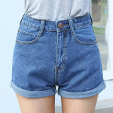 High Waist Denim Shorts Plus Size XL Female Short Jeans for Women 2016 Summer Ladies Hot Shorts