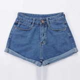 High Waist Denim Shorts Plus Size XL Female Short Jeans for Women 2016 Summer Ladies Hot Shorts