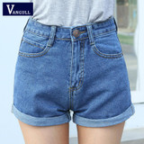 High Waist Denim Shorts Plus Size XL Female Short Jeans for Women 2016 Summer Ladies Hot Shorts
