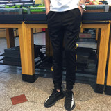 High Street Fashion Hiphop Male Casual Pant Patchwork Jogger Sweatpant Men Harem Trouser
