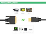High speed HDMI to DVI 24+1 pin adapter Gold plated Male to male Cable For 1080P HD HDTV HD PC XBOX 1m 1.5m 2m 3m 5m
