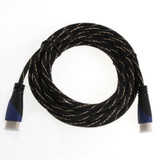High Speed HDMI Cable Gold Plated Connection with Red, black and white mesh 1080P,0.5m,1m,1.5m,2m,3m,5m,8m,10m,15m