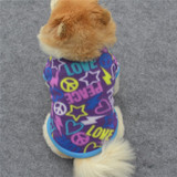 High recommend Pet Puppy Spring Warm Sweatshirt Small Dog Cat Pet Clothes Vest T Shirt Roupas De Cachorro Dog Clothes Winter