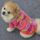 High recommend Pet Puppy Spring Warm Sweatshirt Small Dog Cat Pet Clothes Vest T Shirt Roupas De Cachorro Dog Clothes Winter