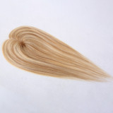 Real Virgin Small Human Hair toppers Extension Lightweight Real Hair Toppers