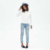 HDY Haoduoyi Solid Color Fashion Sweatshirts Women Long Sleeve Crew Neck Pullover Tops Loose Lace Slim Casual Sweatshirts