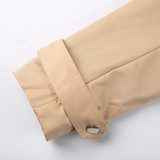HDY Haoduoyi Fashion Drawstring Coats Women Long Sleeve Female Longline Outwear Solid Turn-down Collar Ladies Trench Coats