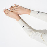 HDY Haoduoyi 2017 Apparel Autumn Preppy Women Pullovers White Casual Slim Basic Female Sweater Letter Print Chic Female Sweaters
