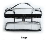 HDWISS Environmental Protection PVC Transparent Cosmetic Bag Women Travel Make up Toiletry Bags Makeup Organizer Case CB0173